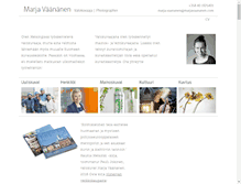 Tablet Screenshot of marjavaananen.com